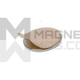 Неодимовый магнит 10х1 мм с клеевым слоем
